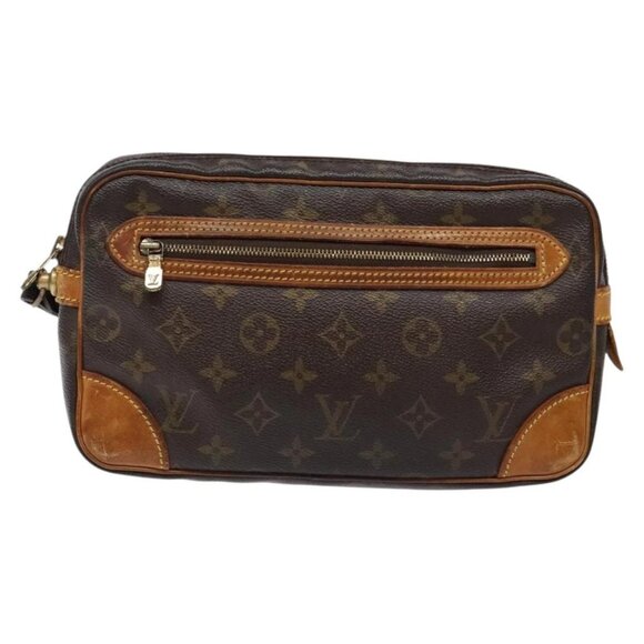 LOUIS VUITTON Monogram Marly Dragonne GM Clutch Bag M51825 LV Auth th6269 - Picture 12 of 16
